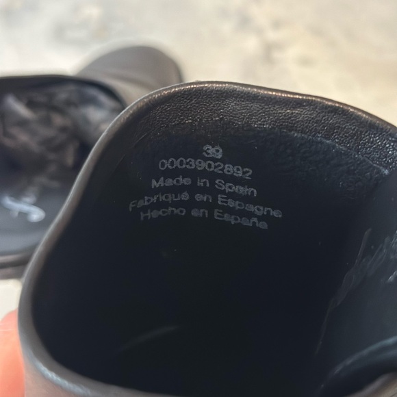 Free People New in Box Women's Leila Black Heeled Mules- Size 39 - Picture 11 of 12